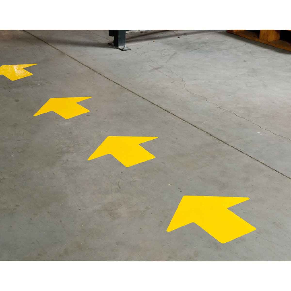 2" X 5" B514 YLW FLOOR ARROWS 100PK