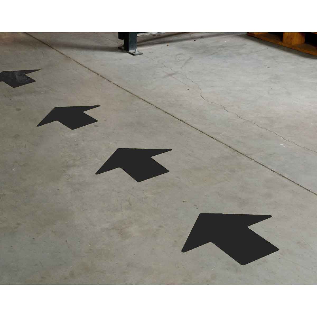 4" X 10" B514 BLK FLOOR ARROWS 25PK