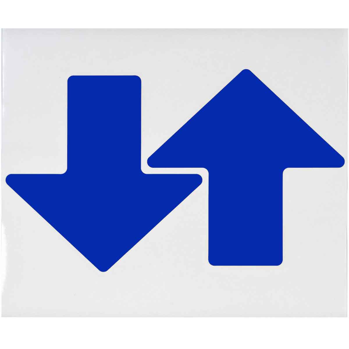 3" X 8" B514 BLUE FLOOR ARROWS 50/PK