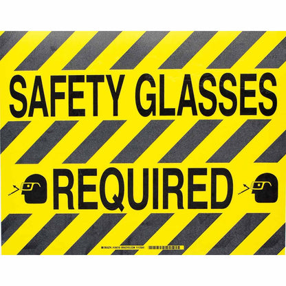 B534FS 14X18 BLK/YEL SAFETY GLASSES REQD