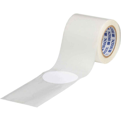 3.5" B514 WH FLOOR DOTS SPACED 18" 80/RL