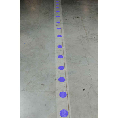 3.5" B514 BL FLOOR DOTS SPACED 18" 80/RL
