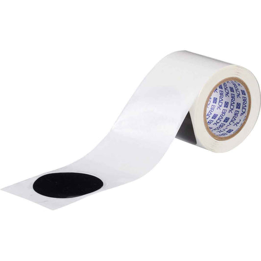 3.5" B514 BK FLOOR DOTS SPACED 18" 80/RL