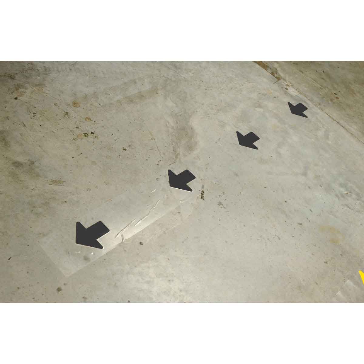 2" X 5" B514 BLK FLOOR ARWS SP 18" 52/RL