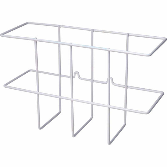 TWO-BINDER RACK-WHITE (6.5" DEEP)