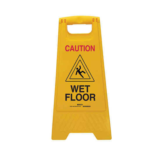 HEAVY DUTY FLOOR STAND 2-SIDED WET FLOOR