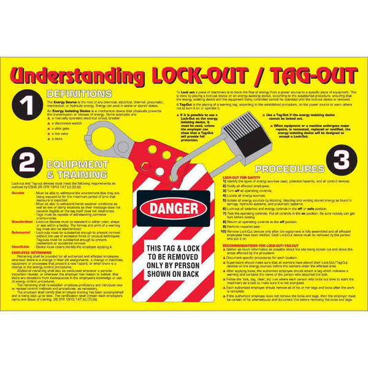 WALLCHART-PLAS-29WX20-UNDERSTDG LOCK OUT