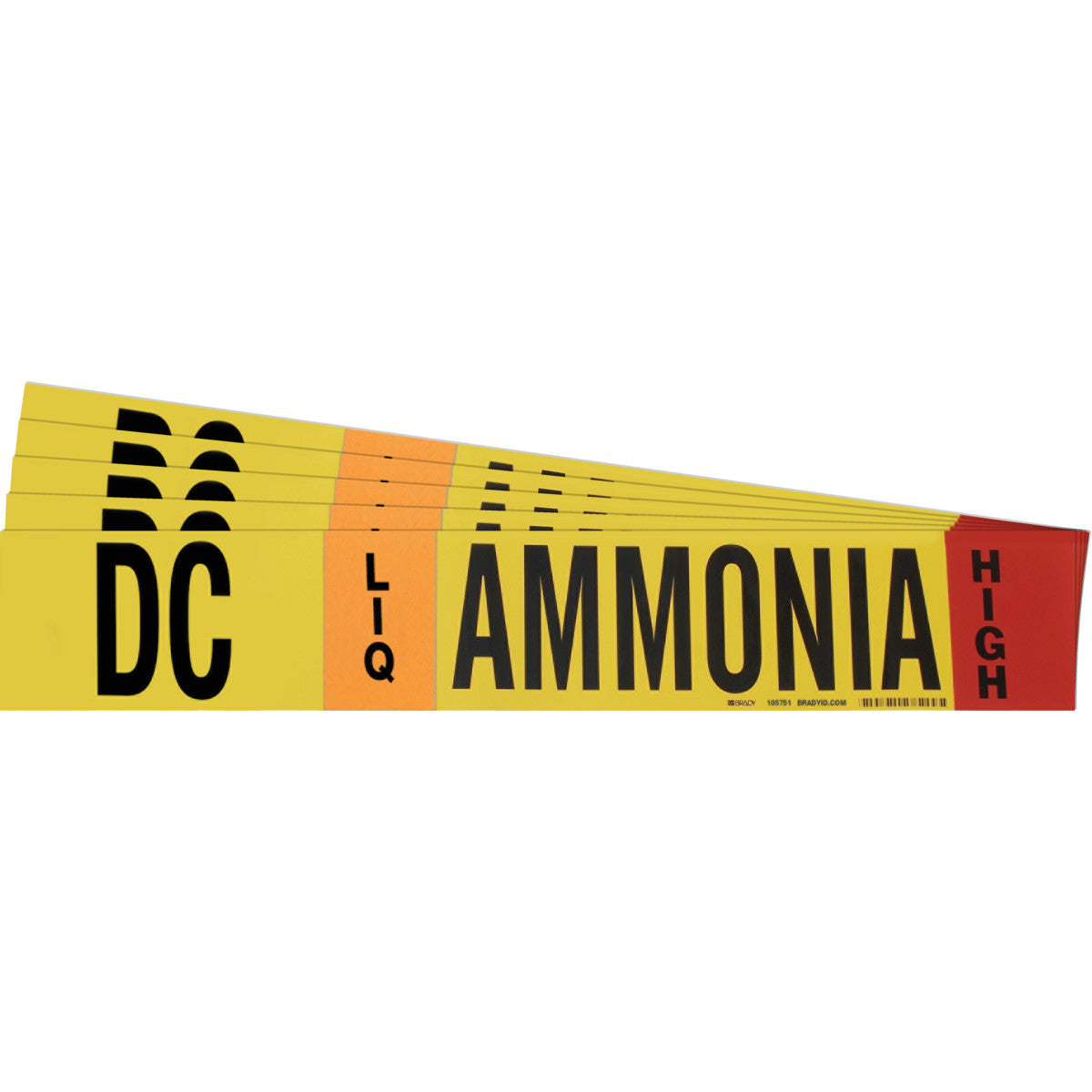 DC LIQ AMMONIA PM 1HV BK/OR/Red/YL PK