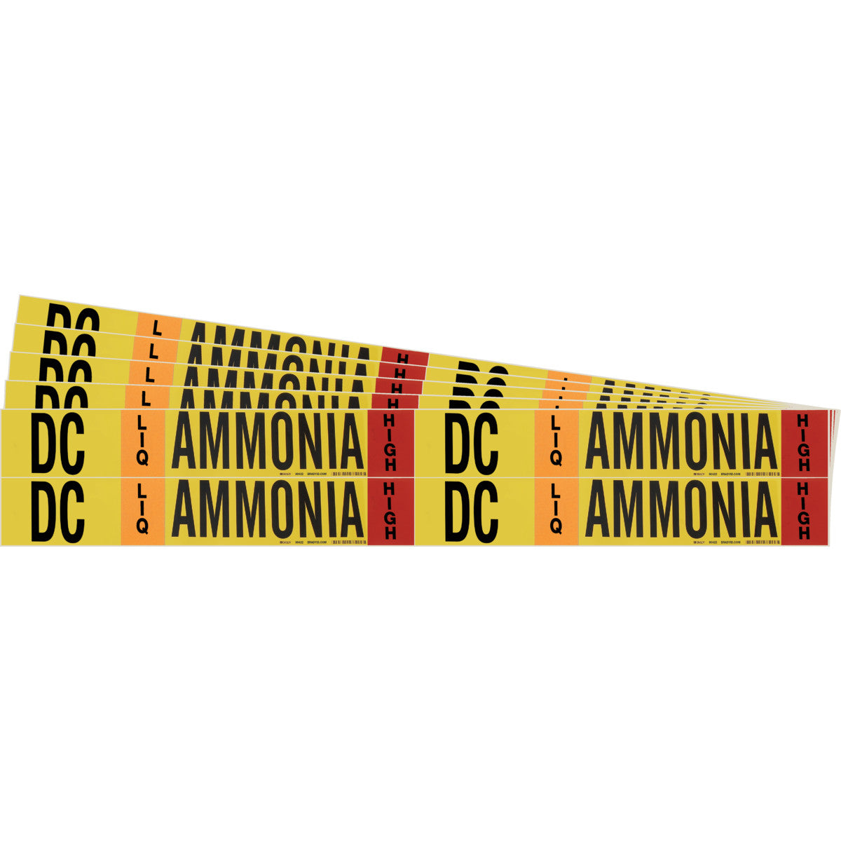 DC LIQ AMMONIA Pipe Mk 4 BK/OR/Red/YL PK