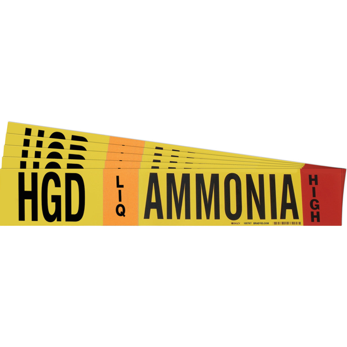 HGD LIQ AMMONIA PM 1HV BK/OR/Red/YL PK