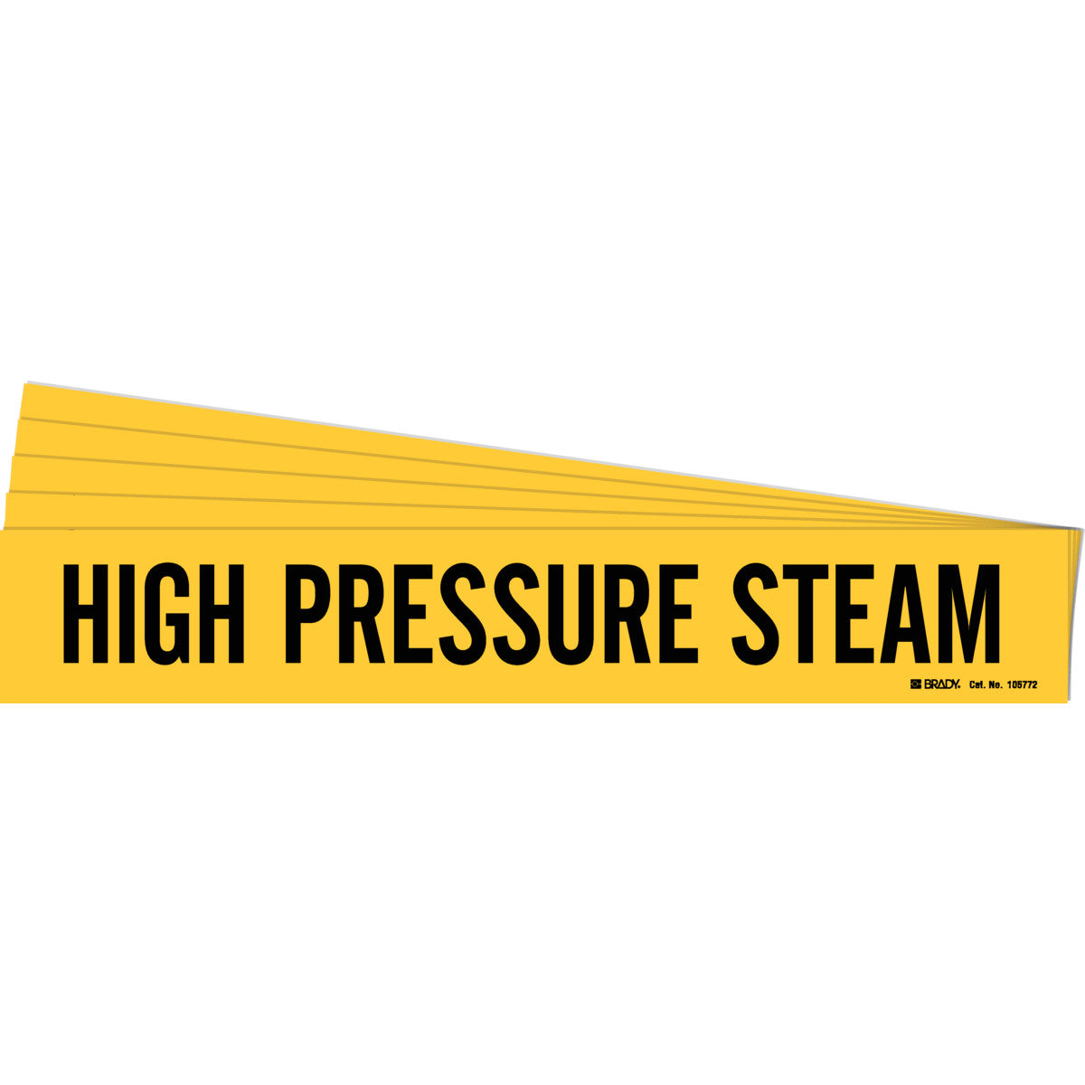 HIGH PRESSURE STEAM Pipe Mrks BK/YL PK