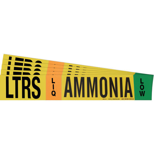 LTRS LIQ VAP AMMONIA PM 1HV BK, YL PK