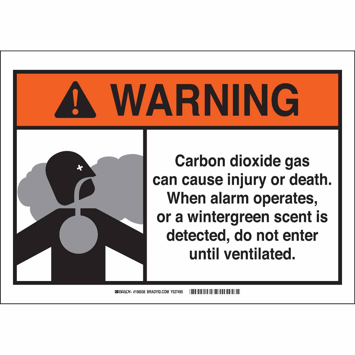 Sgn B555 10X14 CARBON DIOXIDE GAS