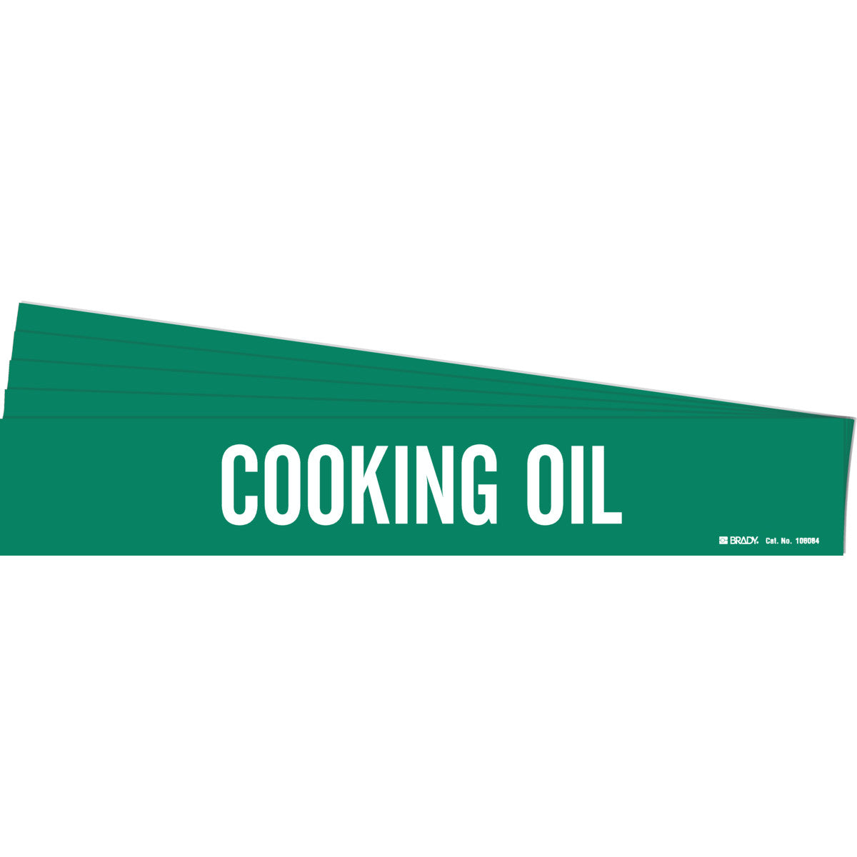 COOKING OIL Pipe Markers 1 WT on GN PK