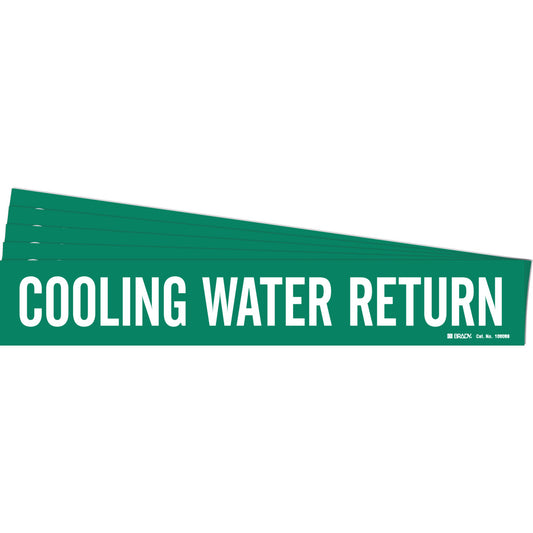 COOLING WATER RETURN Pipe Mrks WT/GN PK