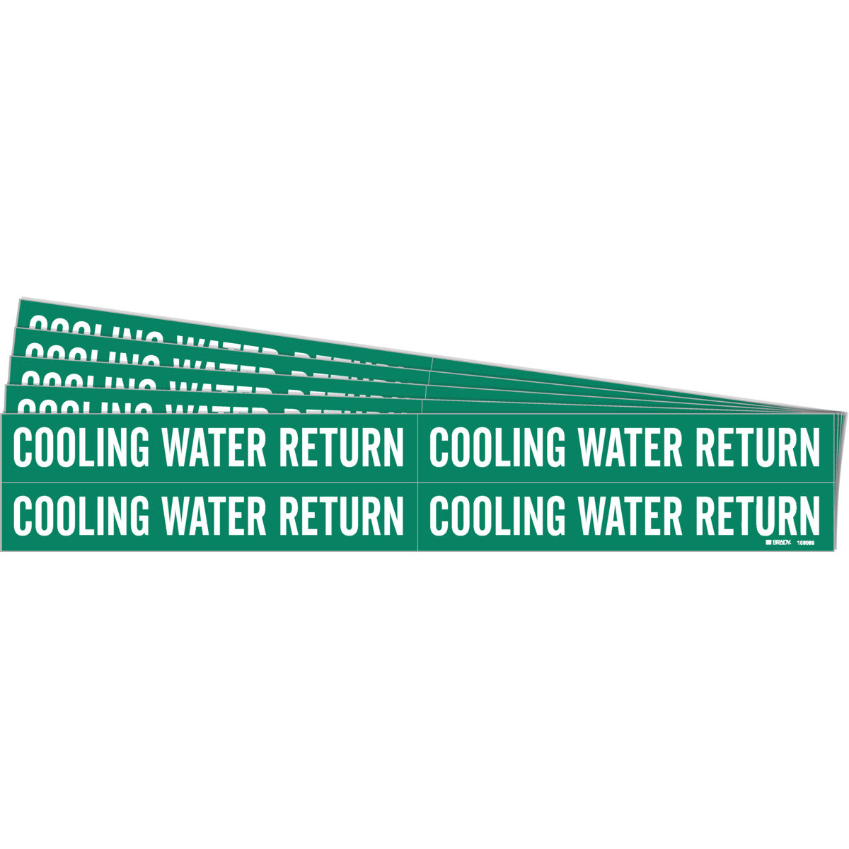 COOLING WATER Rt Pipe Mrks 4 WT/GN PK