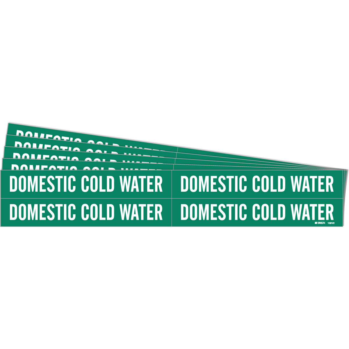 DOMESTIC COLD WATER Pipe Mrks 4 WT/GN PK