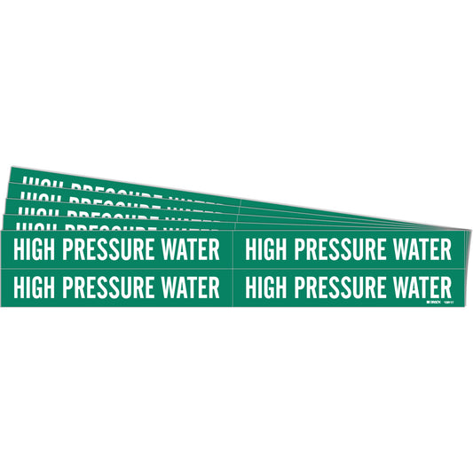 HIGH PRESSURE WATER Pipe Mrks 4 WT/GN PK