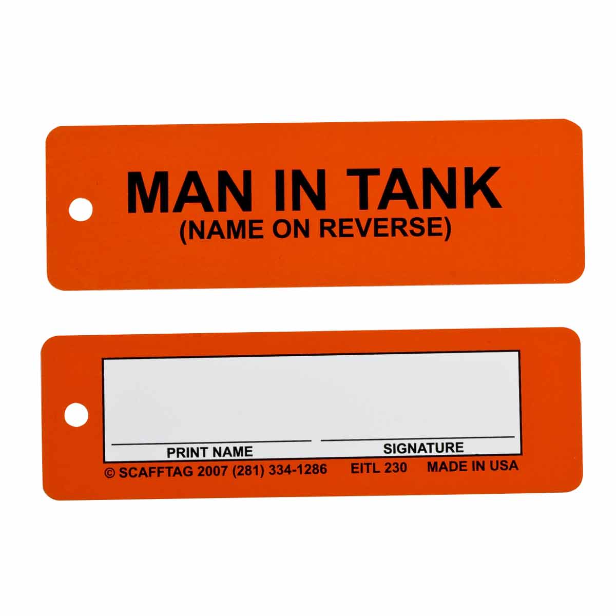 MULTITAG INSERT, MAN IN TANK