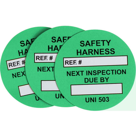 UNVERSAL TAG INSRT SFTY HRNSS 100/PK GRN