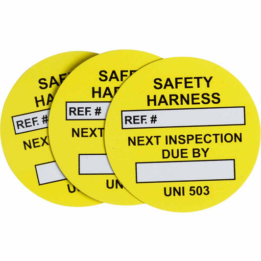 UNVERSAL TAG INSRT SFTY HRNSS 100/PK YLW