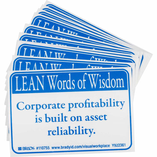 CORPORATE PROFITABILITY LBLS 3.5X5 10/PK