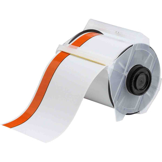 Label Vinyl 4in x 100ft OR/WT