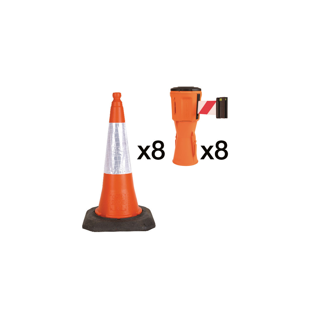 Barrier 8 HEAD RD/WT BELT 8 CONE 8 ADT