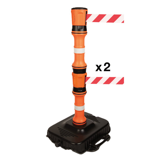 Barrier 4 HEAD RD/WT BELT 2 POST