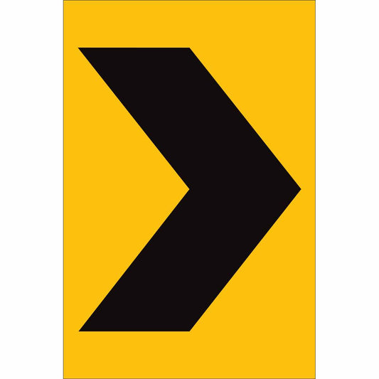 12X18 BLK/YEL TRAFFIC SIGN HIP