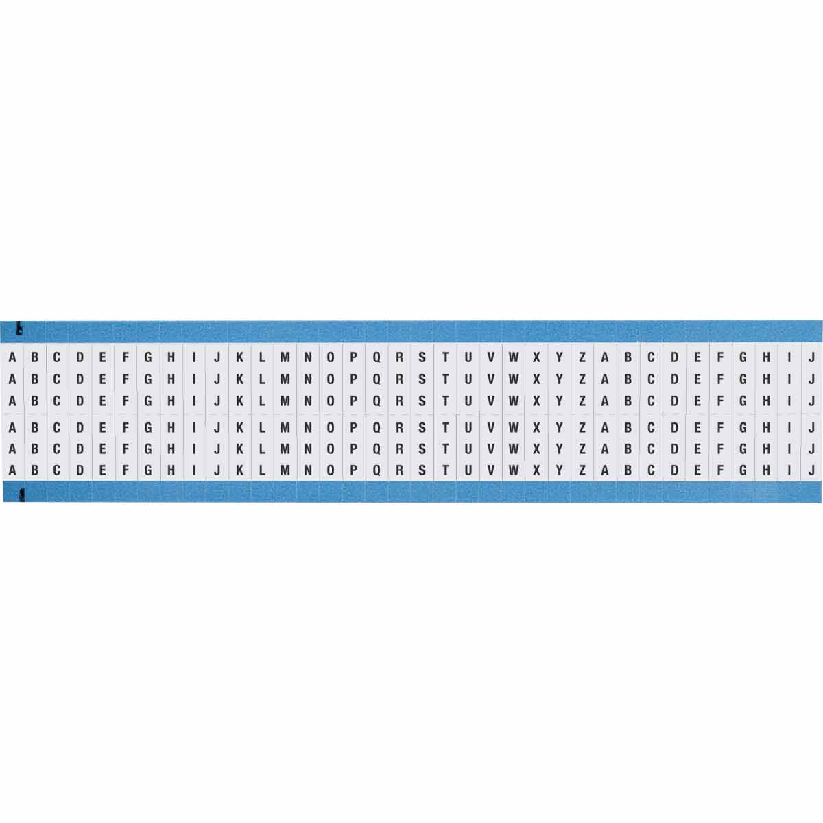 Wire Mrkr .75inH x .25inW, A-Z plus A-J