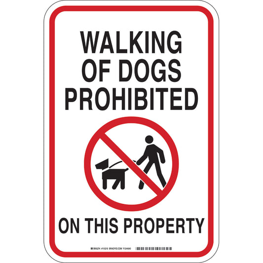 B555 18X12 BLK,RED/WHT W/PICTO