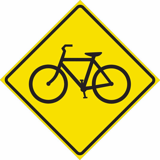 TRFC SIGN BIKE XING PICT REFL HIP