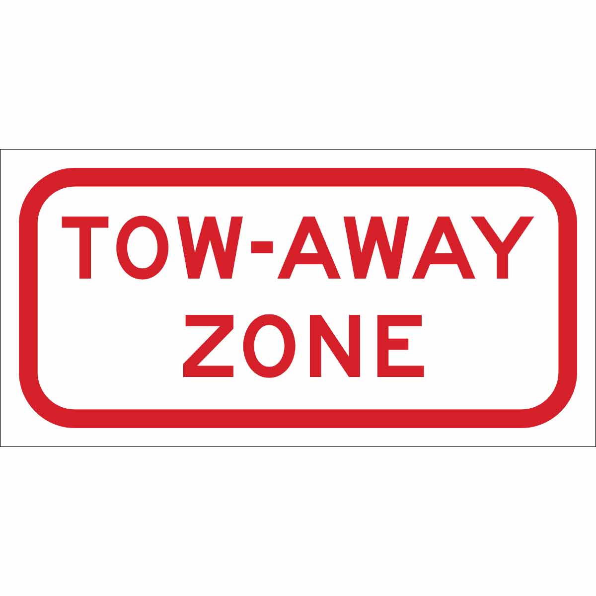 TRFC SIGN TOW AWAY ZONE REFL HIP