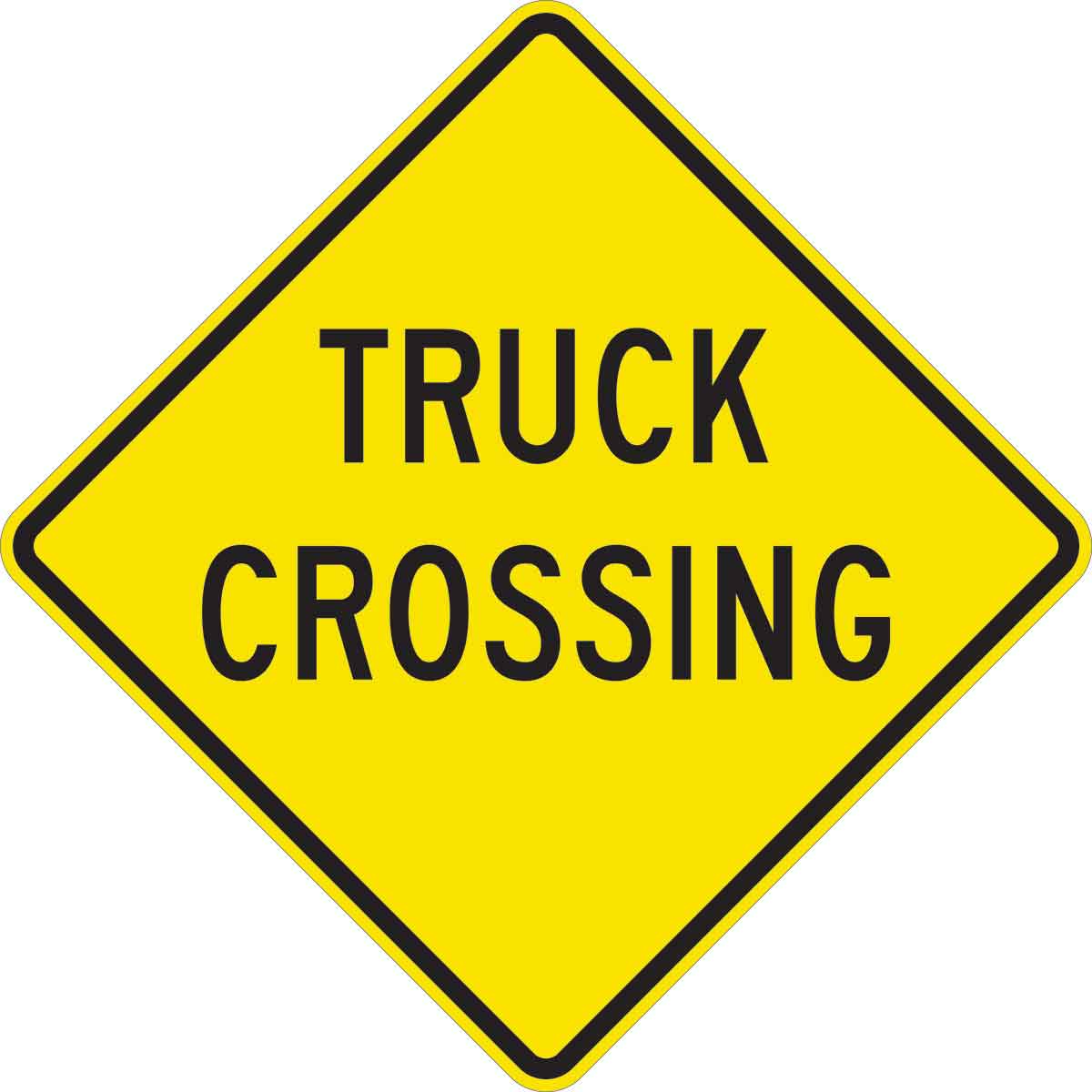 TRFC SIGN TRUCK XING REFL HIP