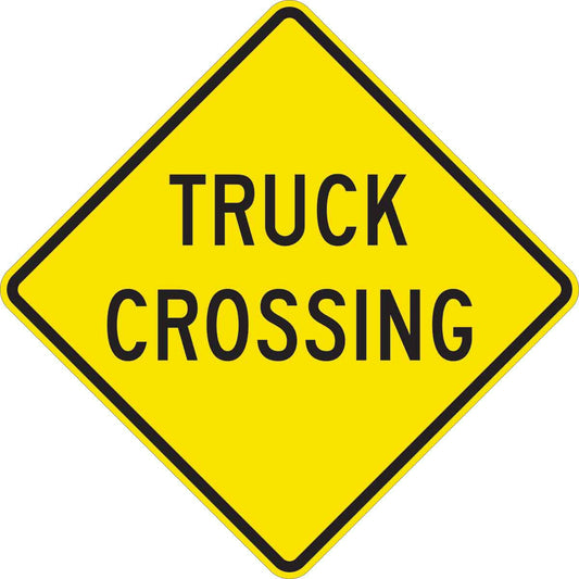 TRFC SIGN TRUCK XING REFL HIP