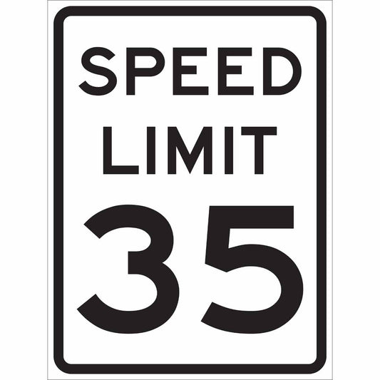 TRFC SIGN SPEED LIMIT 35 HIP