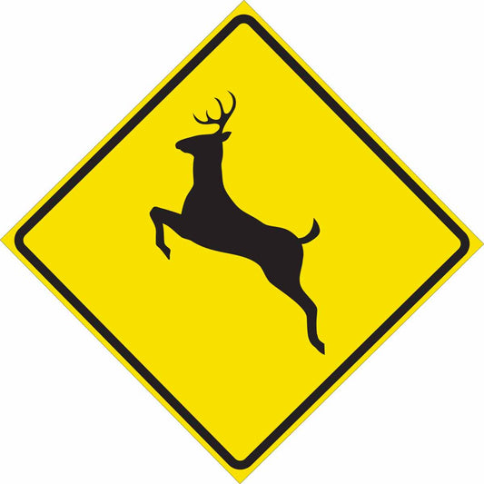 TRFC SIGN DEER CROSSING HIP