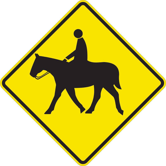 TRFC SIGN HORSE CROSSING HIP