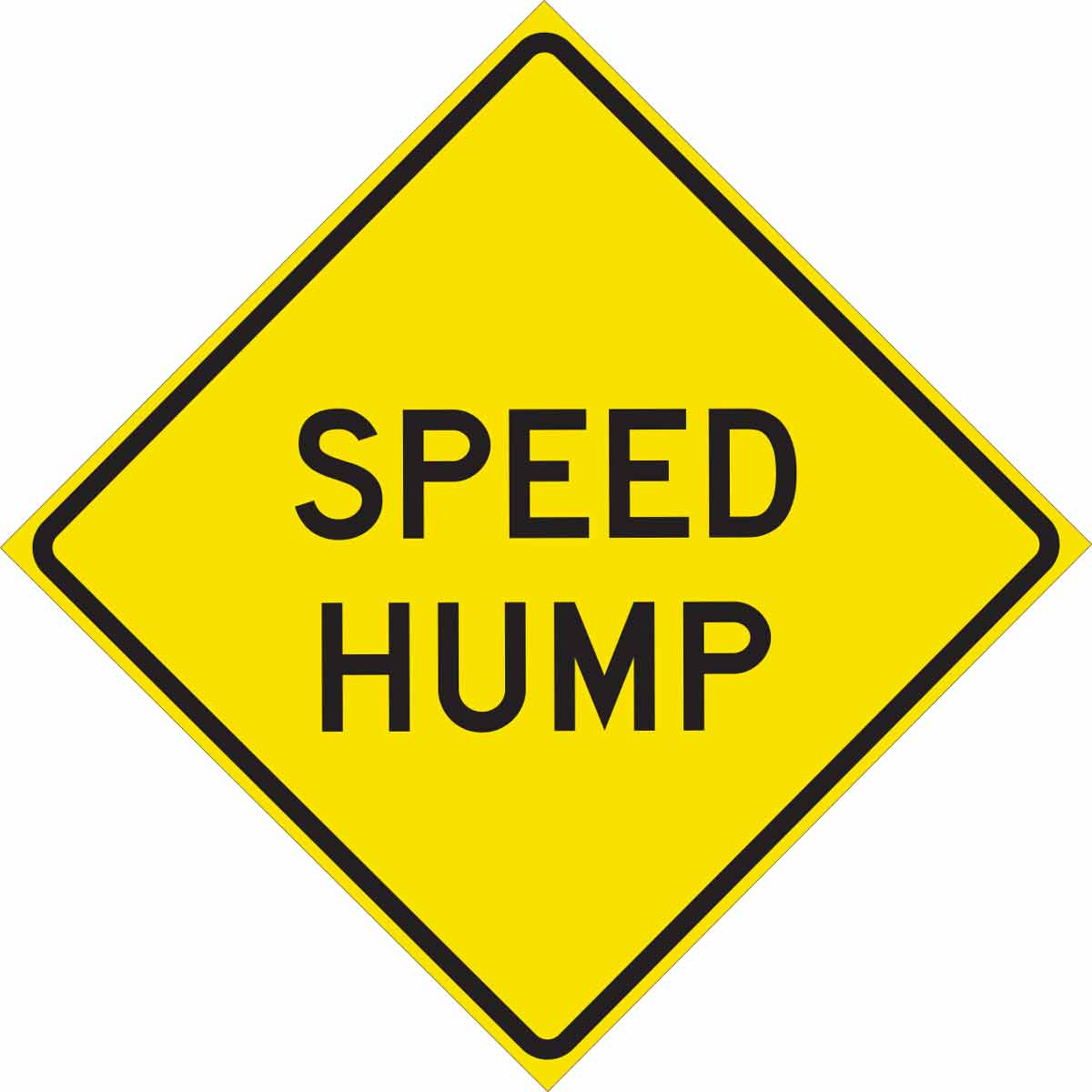 TRFC SIGN SPEED HUMP HIP