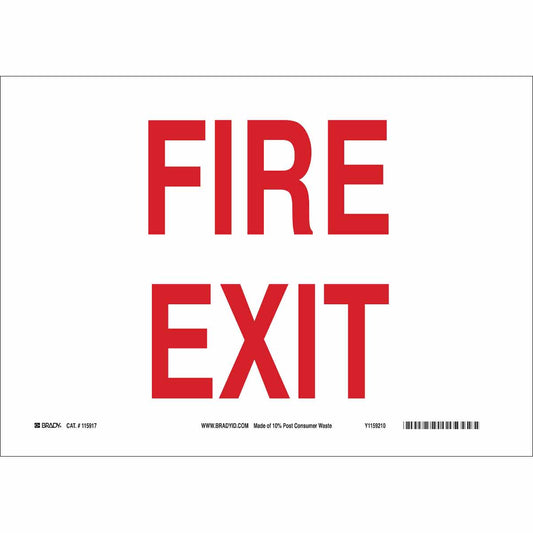 B563, ECO, 7"HX10"W, EXIT SIGN