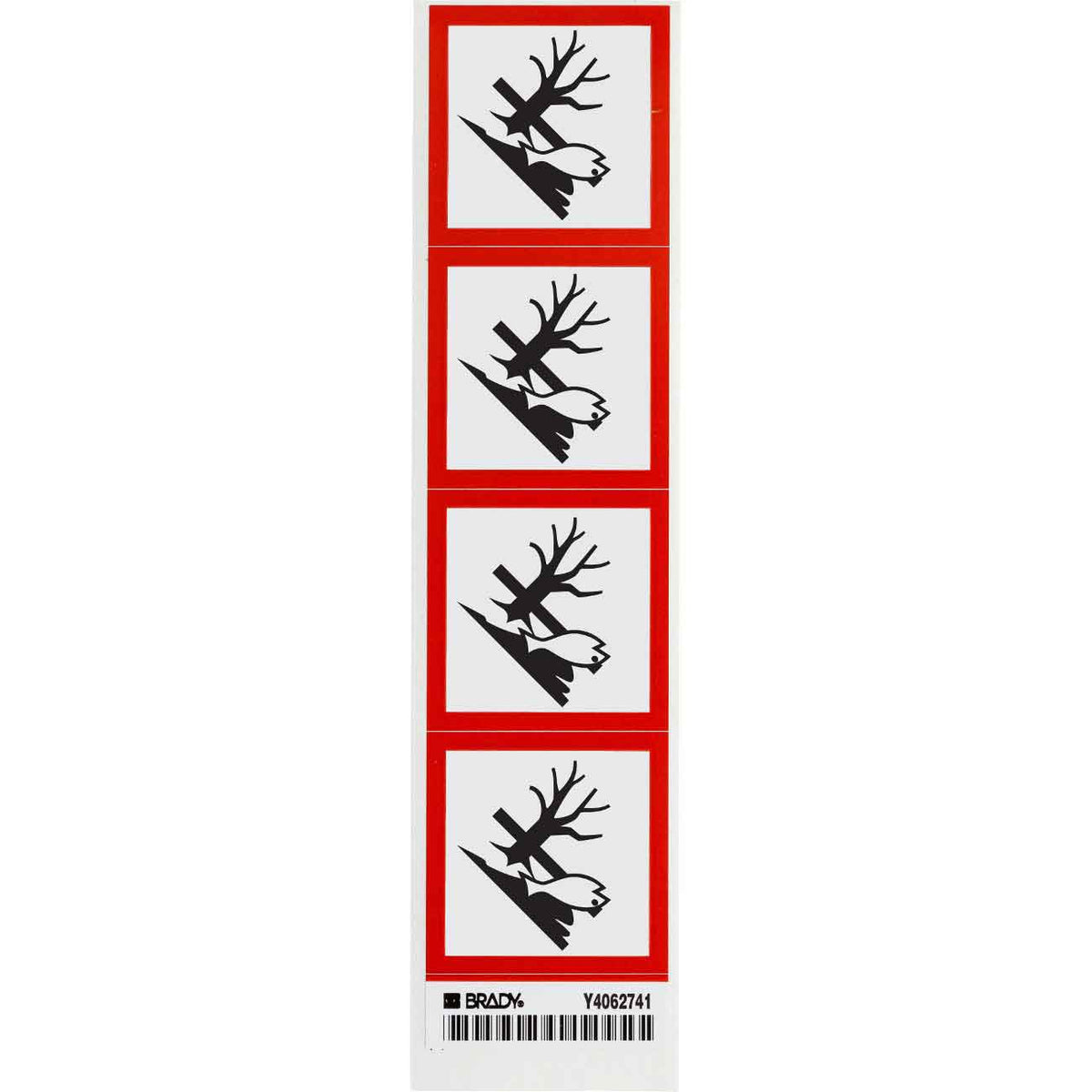 GHS ENVIRONMENTAL B7569 4/CARD 2"