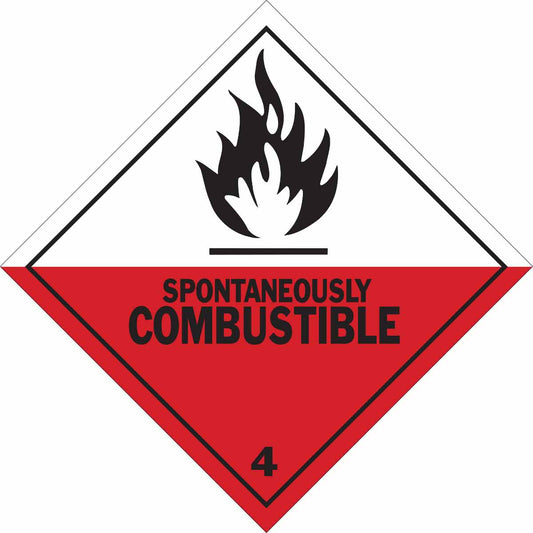 B7569 4X4 BLK,RED/WHT 500/RL COMBUSTIBLE