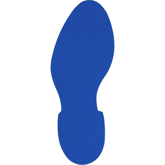 B7569 FOOTPRINT 12" BLUE LEFT FOOT 1/PK