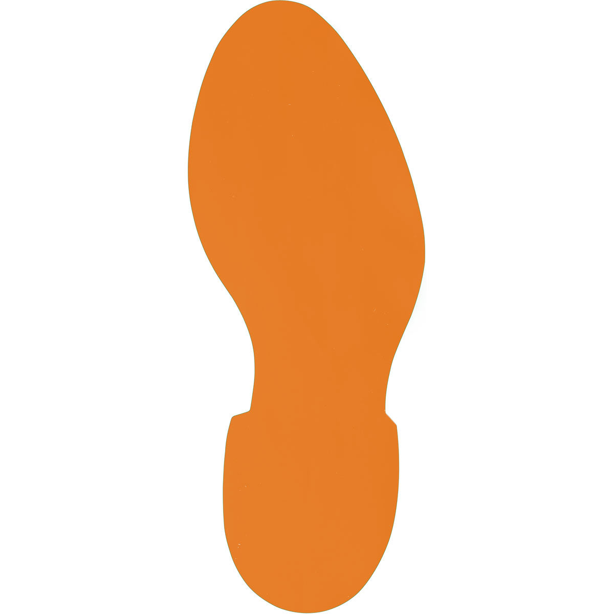 B7569 FOOTPRINT 12" ORNGE RIGHT FOOT