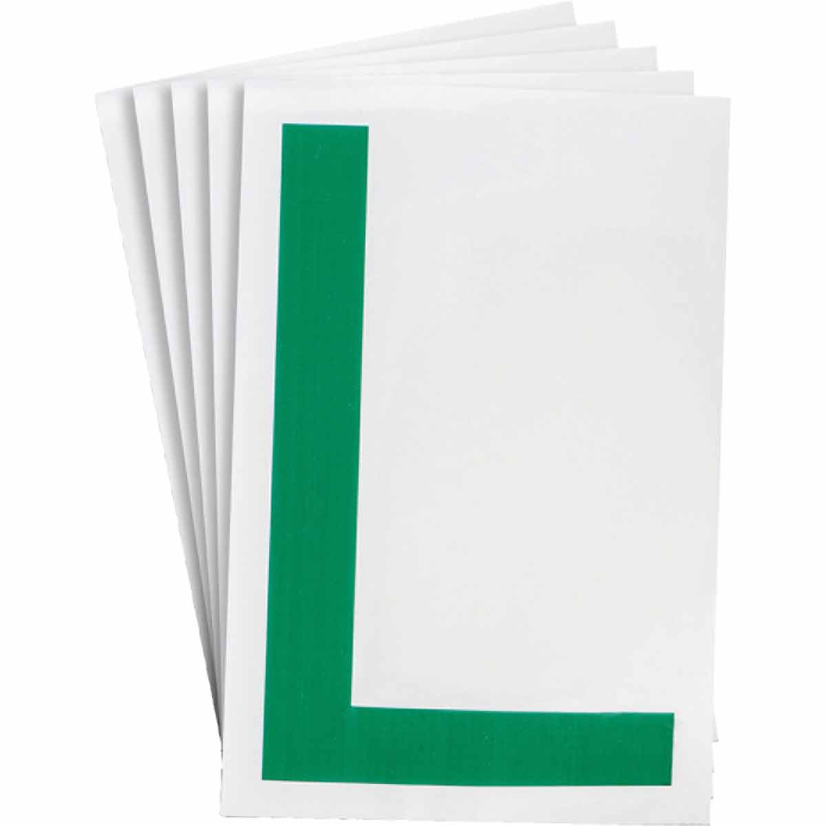 8 in Polyester N&L Green L 20/PK