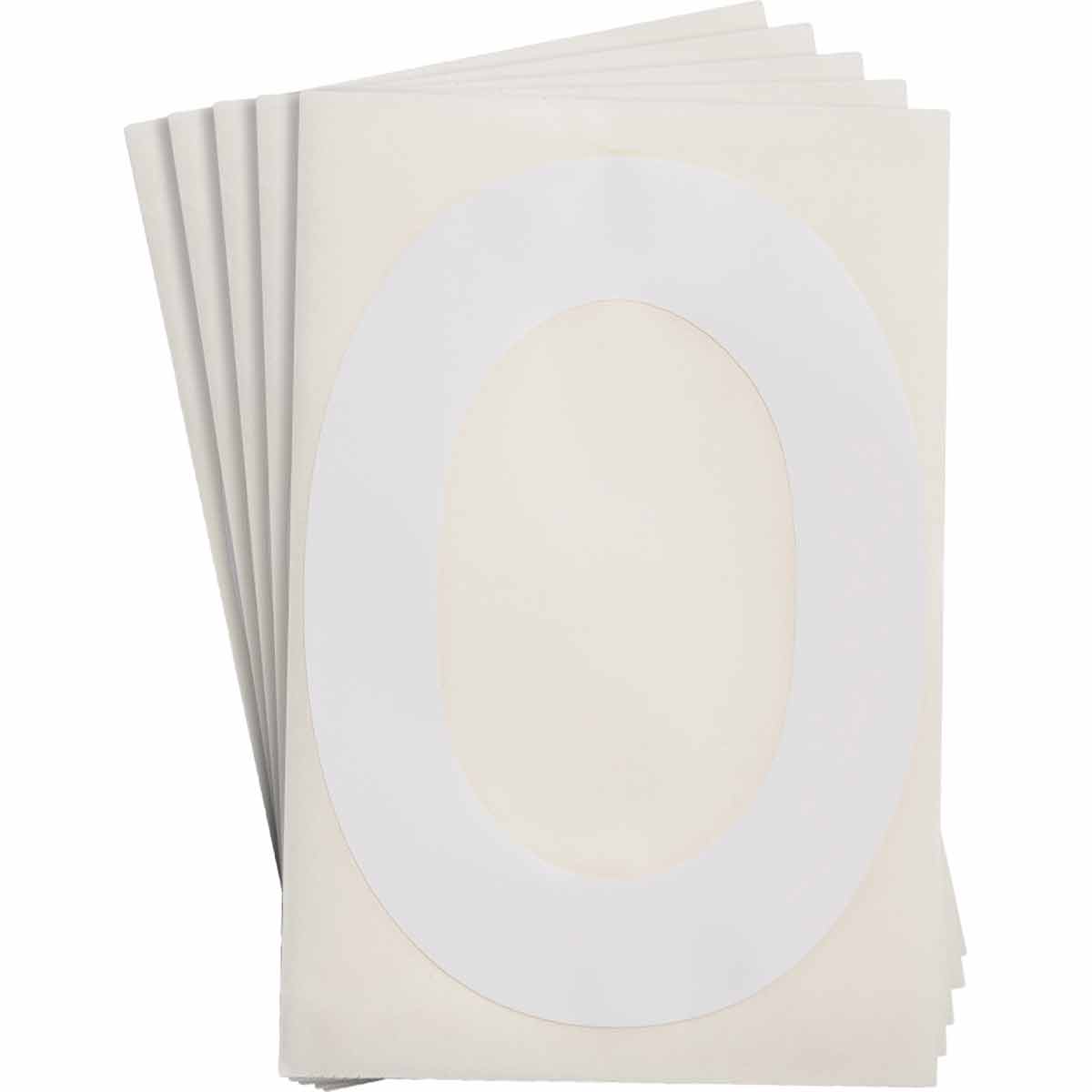 8 in Polyester N&L White O 20/PK