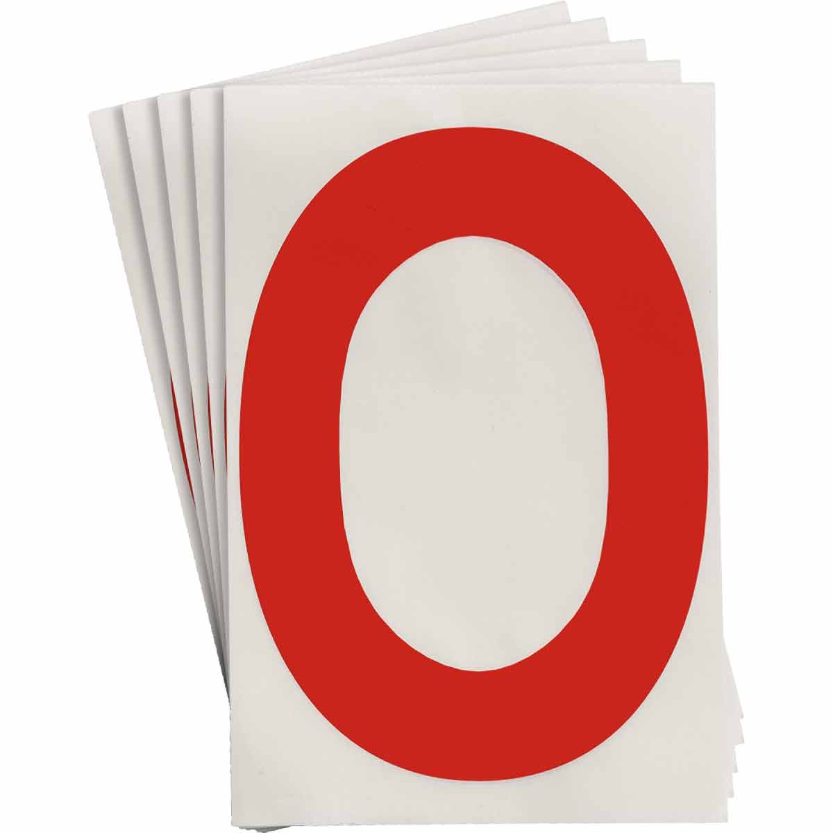 8 in Polyester N&L Red O 20/PK