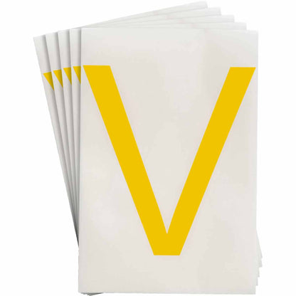 8 in Polyester N&L Yellow V 20/PK