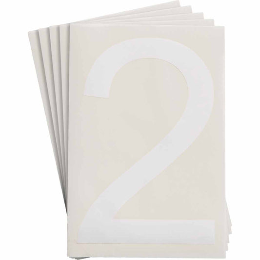 8 in Polyester N&L White 2 20/PK